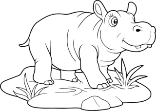 Jungle animals2 - Animal coloring pages - Coloriages - 10doigts.fr