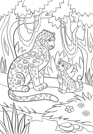 Jungle-animals6 - Animal coloring pages - Coloriages - 10doigts.fr