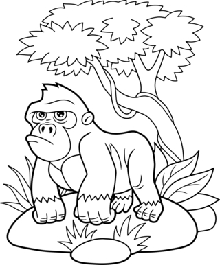 Jungle animals7 - Animal coloring pages - Coloriages - 10doigts.fr