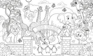 Savannah-animals11 - Animal coloring pages - Coloriages - 10doigts.fr