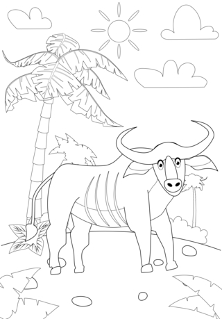 Savannah-animals8 - Animal coloring pages - Coloriages - 10doigts.fr