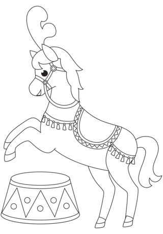 Circo10 - Coloreables de circo - Coloreables - 10doigts.com