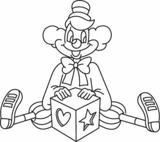 Payaso 13 - Coloreables de circo - Coloreables - 10doigts.com