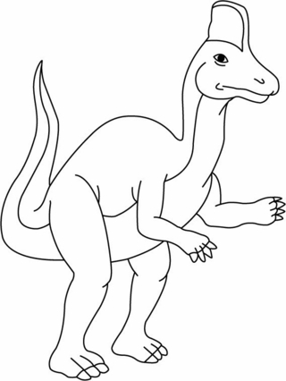 Corithosaurus - Dinosaur Coloring Pages - Coloring book - 10doigts.com