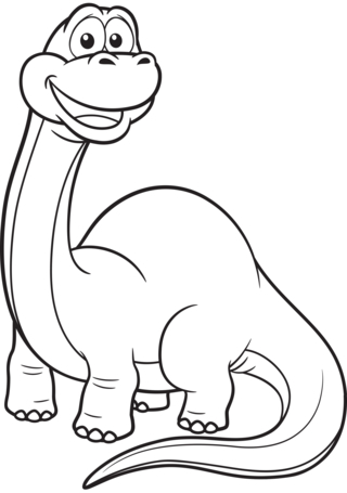 Dinosaurs1 - Dinosaur Coloring Pages - Coloring book - 10doigts.com