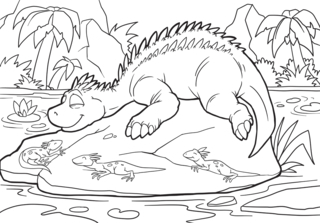 Dinausores15 - Dinosaur Coloring Pages - Coloring book - 10doigts.com