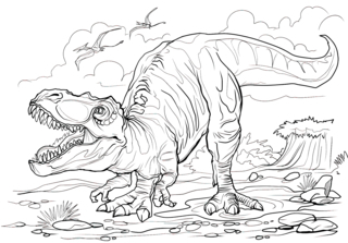 Dinosaurs16 - Dinosaur Coloring Pages - Coloring book - 10doigts.com