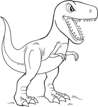 Dinausores7 - Dinosaur Coloring Pages - Coloring book - 10doigts.com