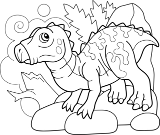 Dinausores9 - Dinosaur Coloring Pages - Coloring book - 10doigts.com