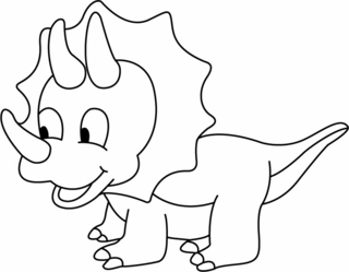 Dinosaur 02 - Dinosaur Coloring Pages - Coloring book - 10doigts.com