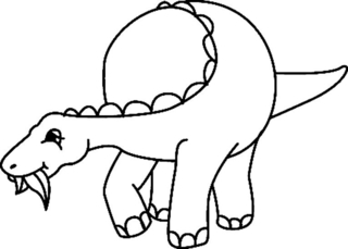 Dinosaur 11 - Dinosaur Coloring Pages - Coloring book - 10doigts.com