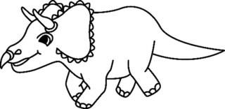 Dinosaur 12 - Dinosaur Coloring Pages - Coloring book - 10doigts.com