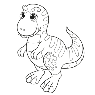 Dinosaur 16 - Dinosaur Coloring Pages - Coloring book - 10doigts.com