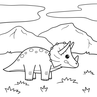 Dinosaur 18 - Dinosaur Coloring Pages - Coloring book - 10doigts.com