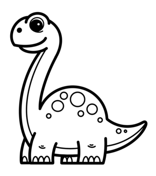 Dinosaur 21 - Dinosaur Coloring Pages - Coloring book - 10doigts.com