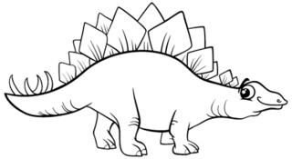 Dinosaur 61 - Dinosaur Coloring Pages - Coloring book - 10doigts.com