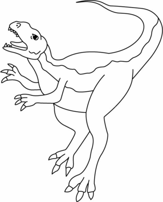 Gasosaurus - Dinosaur Coloring Pages - Coloring book - 10doigts.com