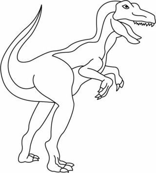 Herrerasaurus - Dinosaur Coloring Pages - Coloring book - 10doigts.com