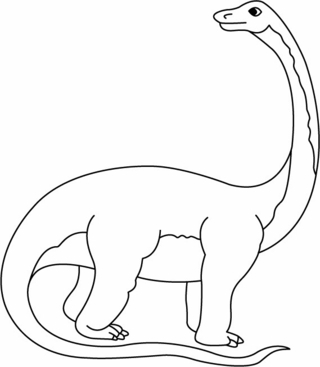 Quaesitosaurus - Dinosaur Coloring Pages - Coloring book - 10doigts.com