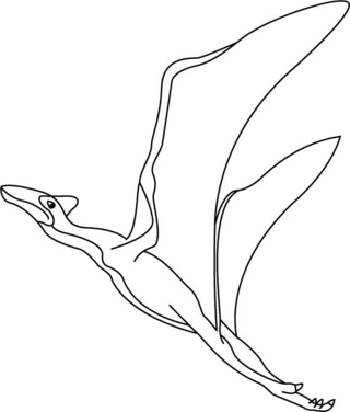 Quetzalcoatlus - Dinosaur Coloring Pages - Coloring book - 10doigts.com