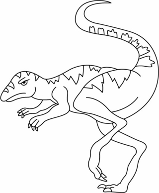 Valdosaurus - Dinosaur Coloring Pages - Coloring book - 10doigts.com