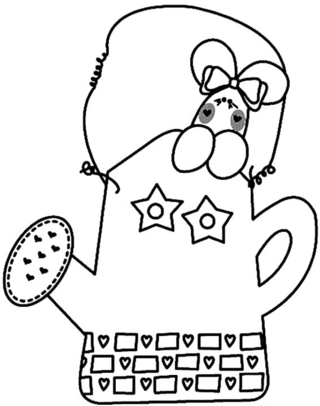 Regadera 02 - Coloreados variados - Coloreables - 10doigts.com