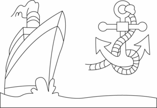 Barco 04 - Coloreados variados - Coloreables - 10doigts.com