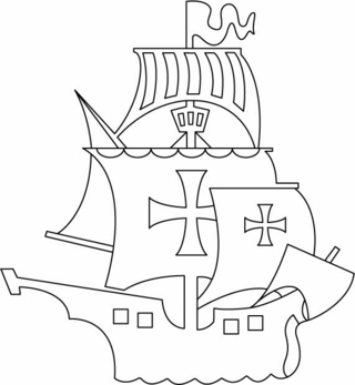 Barco 05 - Coloreados variados - Coloreables - 10doigts.com