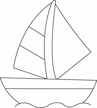 Barco 13 - Coloreados variados - Coloreables - 10doigts.com