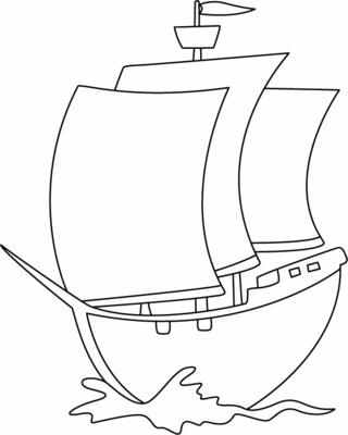 Barco 18 - Coloreados variados - Coloreables - 10doigts.com