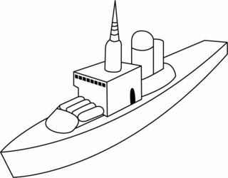 Barco 19 - Coloreados variados - Coloreables - 10doigts.com