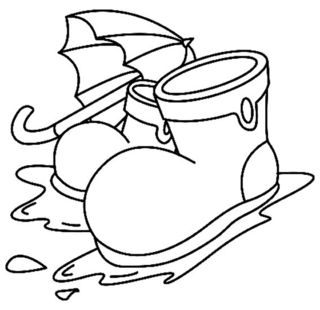 Botas 01 - Coloreados variados - Coloreables - 10doigts.com