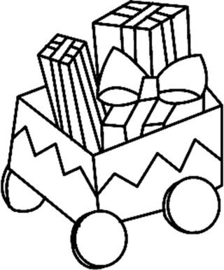 Regalo 02 - Coloreados variados - Coloreables - 10doigts.com