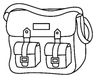 Cartera 02 - Coloreados variados - Coloreables - 10doigts.com