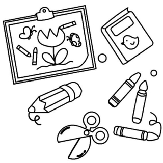 Lápices 01 - Coloreados variados - Coloreables - 10doigts.com