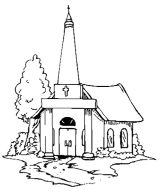 Iglesia - Coloreados variados - Coloreables - 10doigts.com