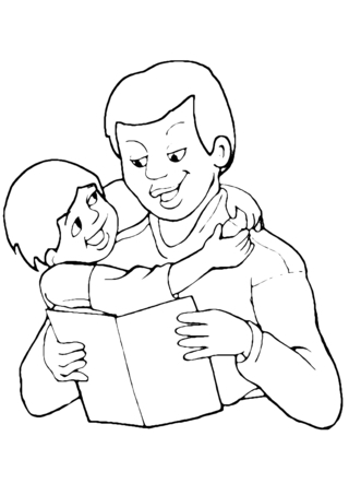 Familia 01 - Coloreados variados - Coloreables - 10doigts.com