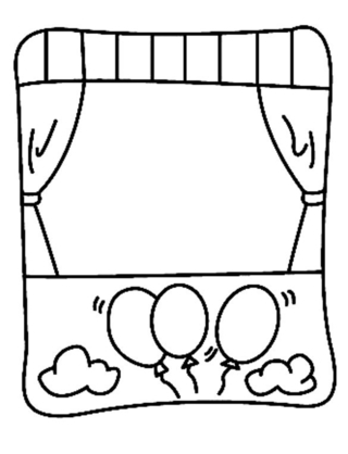 Ventana 01 - Coloreados variados - Coloreables - 10doigts.com