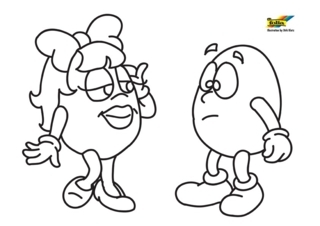 Figura 1 - Coloreados variados - Coloreables - 10doigts.com