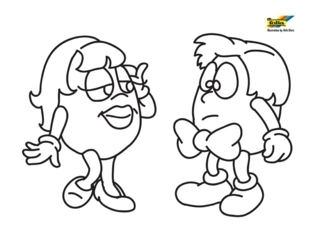 Figura 2 - Coloreados variados - Coloreables - 10doigts.com