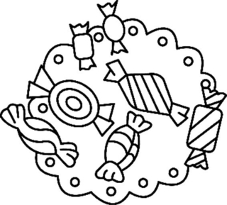 Dulces 01 - Coloreados variados - Coloreables - 10doigts.com