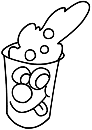 Vaso 02 - Coloreados variados - Coloreables - 10doigts.com