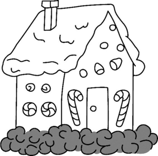 Casa 05 - Coloreados variados - Coloreables - 10doigts.com