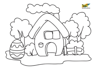 Casa 7 - Coloreados variados - Coloreables - 10doigts.com