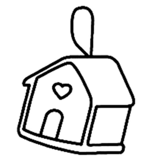 Casita 02 - Coloreados variados - Coloreables - 10doigts.com