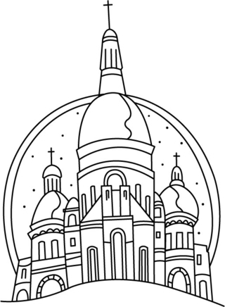 Moscú - Coloreados variados - Coloreables - 10doigts.com