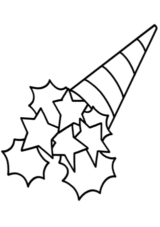 Petardo 02 - Coloreados variados - Coloreables - 10doigts.com