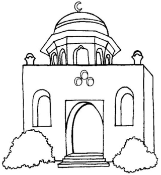 Palacio marroquí - Coloreados variados - Coloreables - 10doigts.com