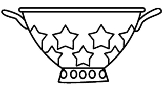 Colador 01 - Coloreados variados - Coloreables - 10doigts.com