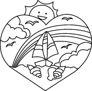 Paisaje 01 - Coloreados variados - Coloreables - 10doigts.com